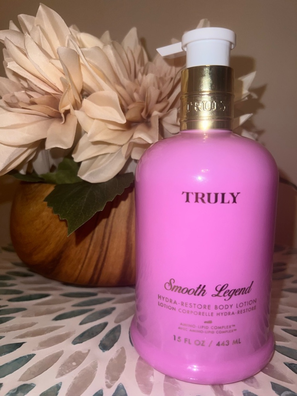 Truly Beauty Smooth Legend Body Lotion 15oz Hydra Restore Pink Jasmine NEW - Picture 6 of 9